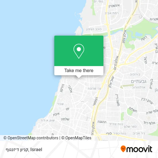 Карта קניון דיזנגוף