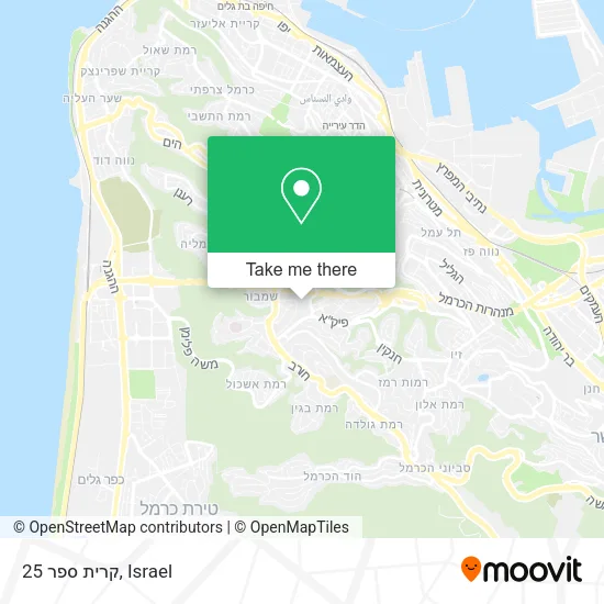 Карта קרית ספר 25