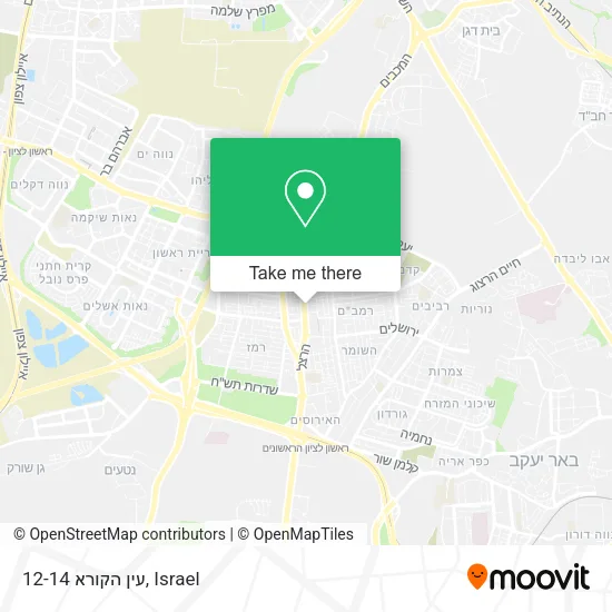 Карта עין הקורא 12-14
