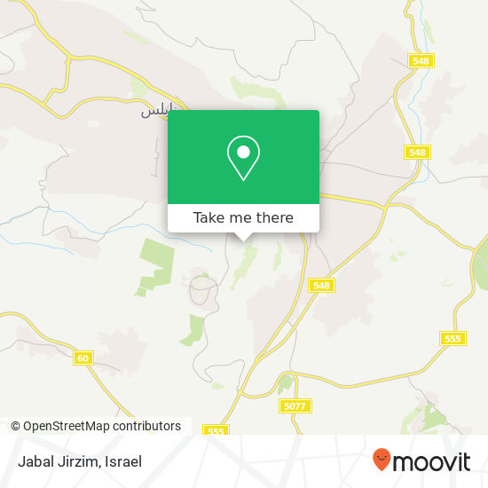 Jabal Jirzim map