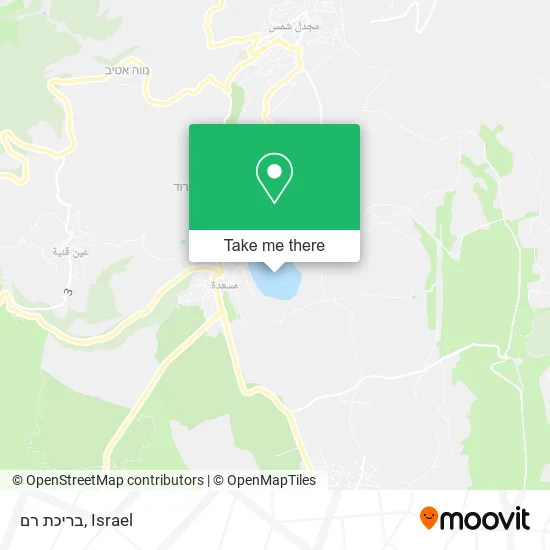 Карта בריכת רם