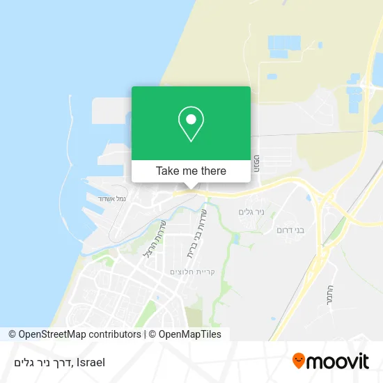 Карта דרך ניר גלים