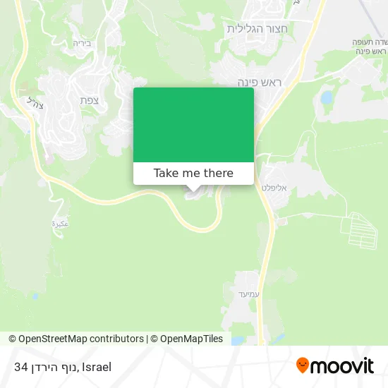 Карта נוף הירדן 34