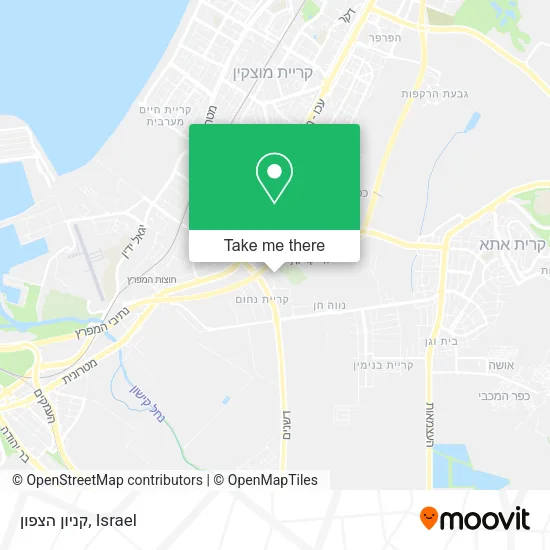 Карта קניון הצפון