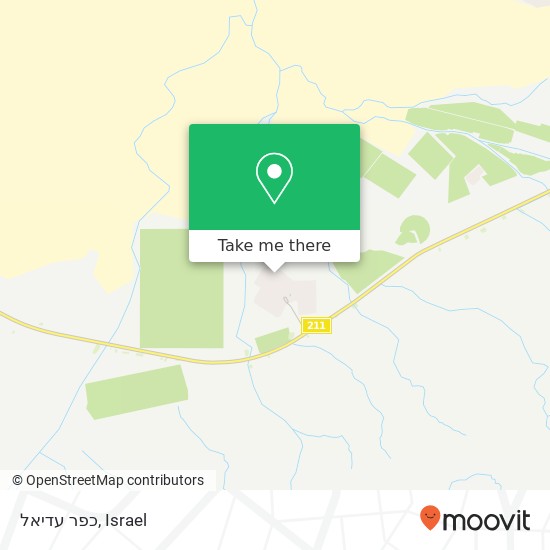 כפר עדיאל map