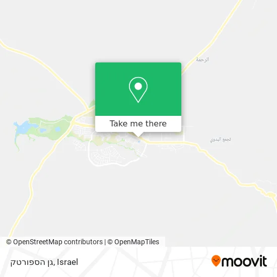 Карта גן הספורטק
