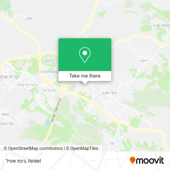 Карта גינת אסיל
