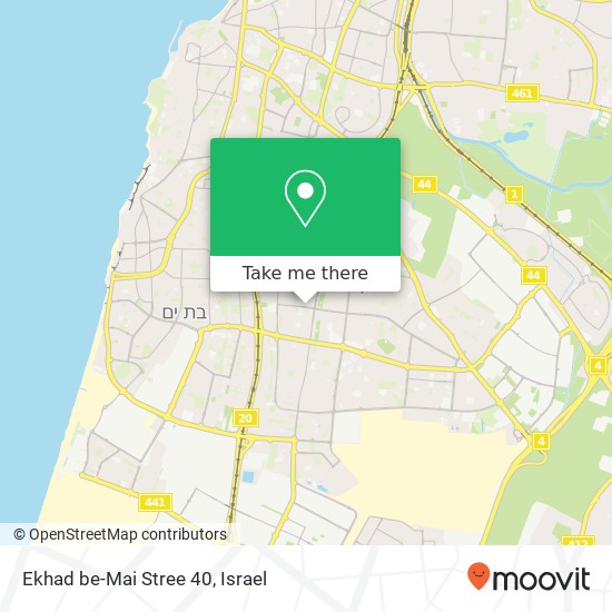 Ekhad be-Mai Stree 40 map