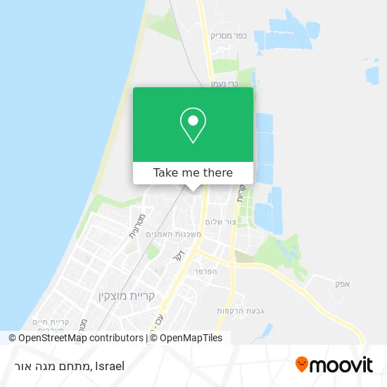 Карта מתחם מגה אור