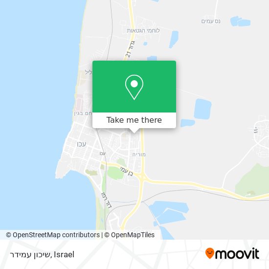 שיכון עמידר map