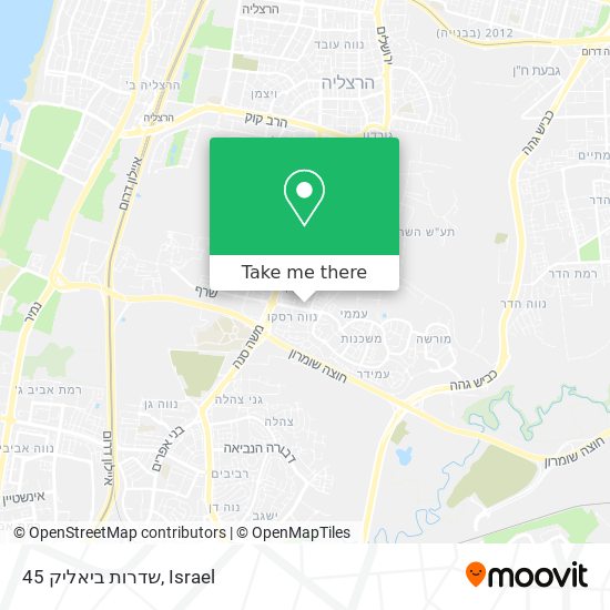 שדרות ביאליק 45 map