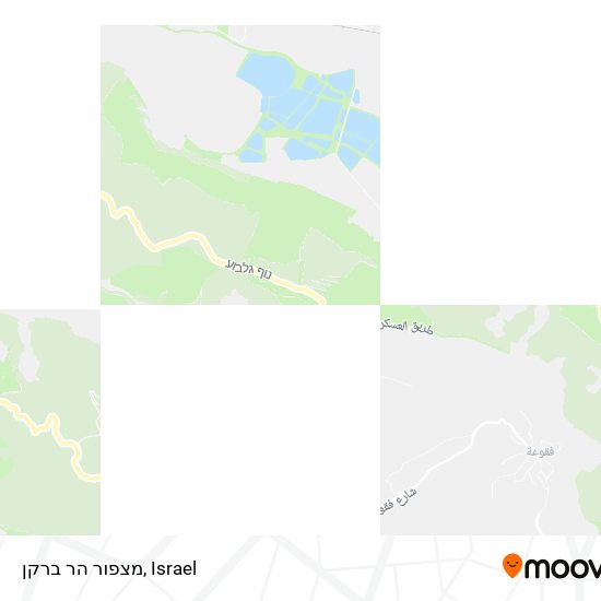 Карта מצפור הר ברקן