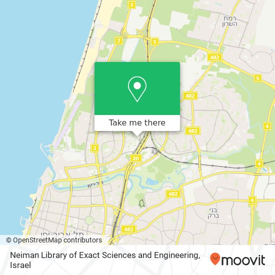 Neiman Library of Exact Sciences and Engineering map