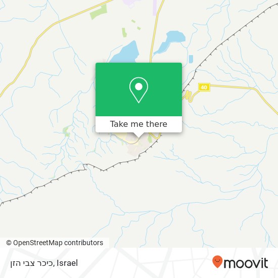 כיכר צבי הזן map