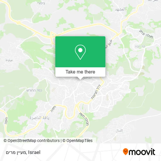 Карта מעיין מרים