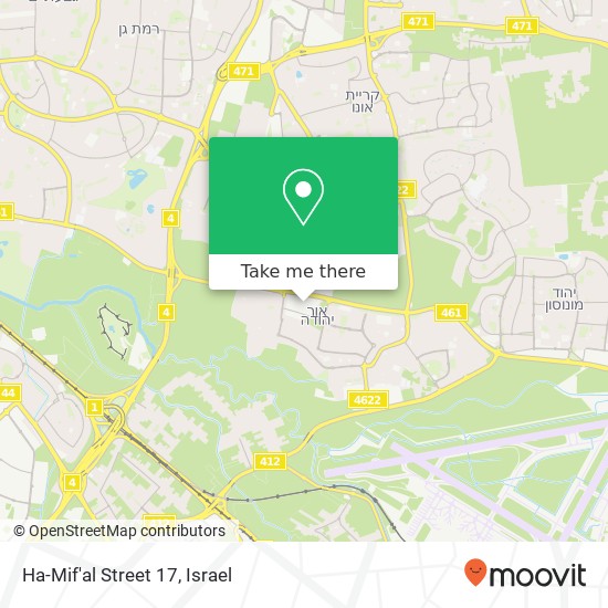 Карта Ha-Mif'al Street 17