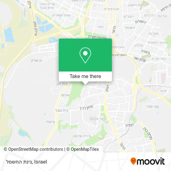 Карта גינת החשמל