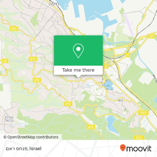 פנחס ראם map