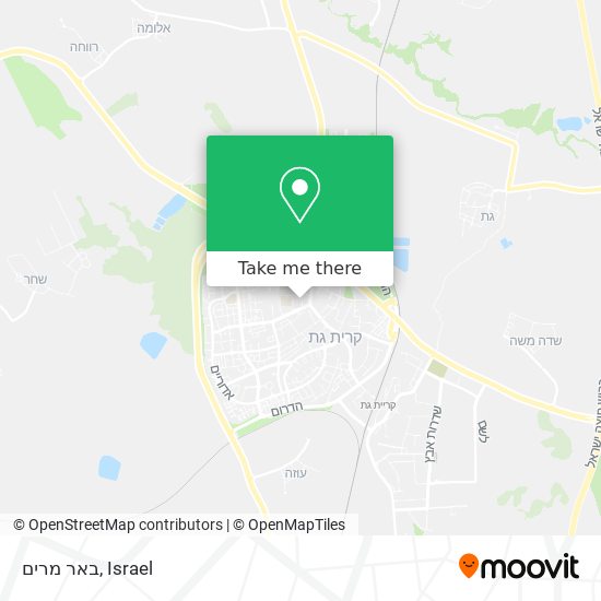 באר מרים map