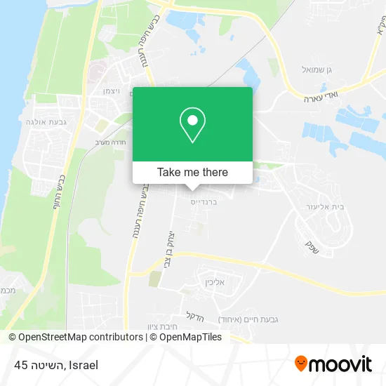 Карта השיטה 45