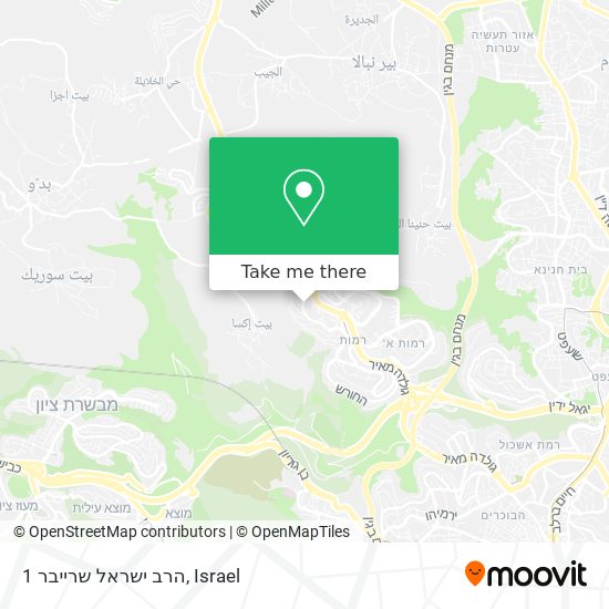 Карта הרב ישראל שרייבר 1