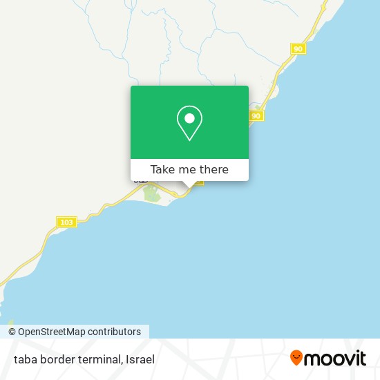Карта taba  border terminal