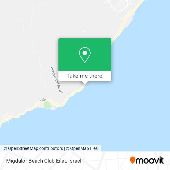 Карта Migdalor Beach Club Eilat