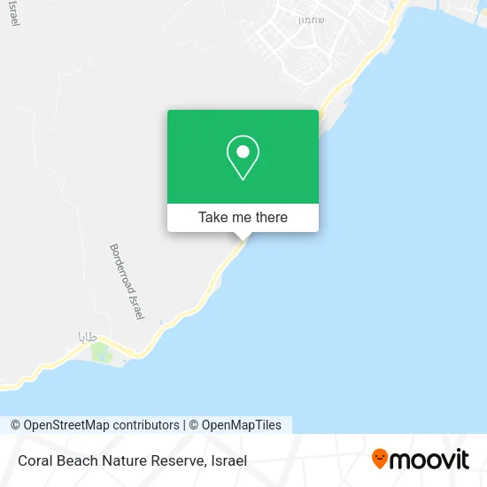 Карта Coral Beach Nature Reserve