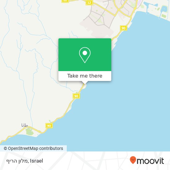 מלון הריף map