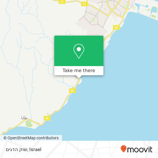 שוק הדגים map