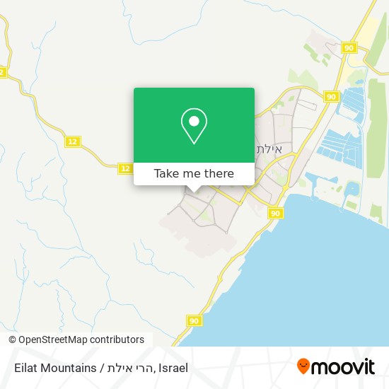 Eilat Mountains / הרי אילת map