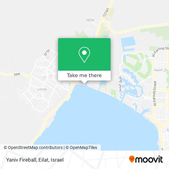 Yaniv Fireball, Eilat map