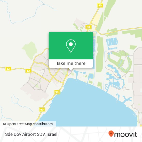 Sde Dov Airport SDV map