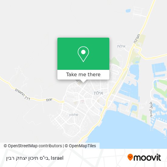 Карта בי"ס תיכון יצחק רבין