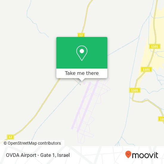 OVDA Airport - Gate 1 map