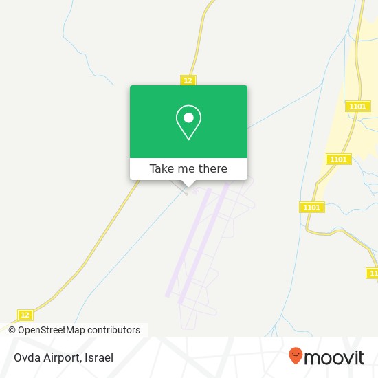 Ovda Airport map