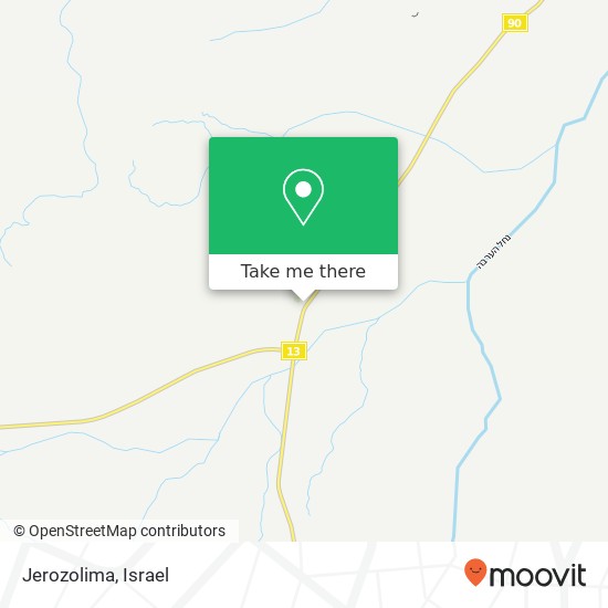 Jerozolima map