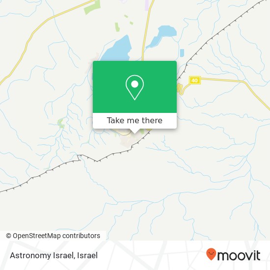 Astronomy Israel map