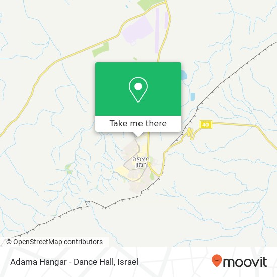 Adama Hangar - Dance Hall map