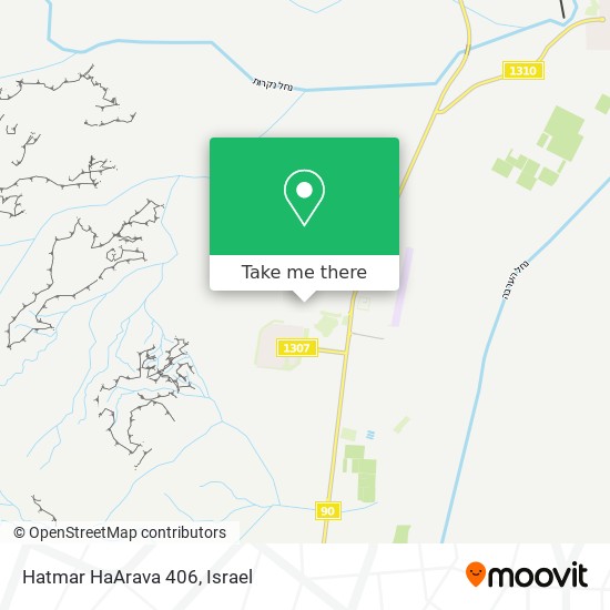 Карта Hatmar HaArava 406