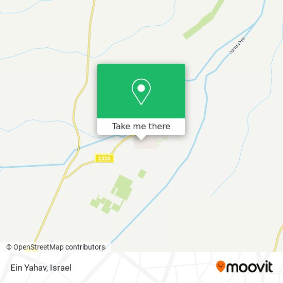 Ein Yahav map