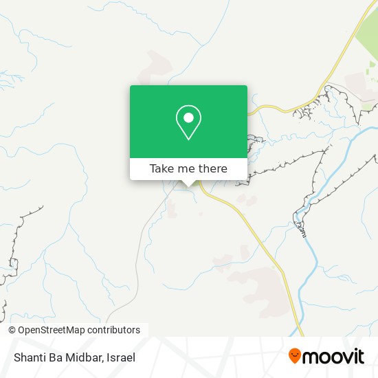 Shanti Ba Midbar map