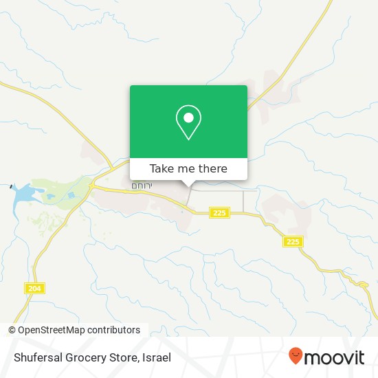 Карта Shufersal Grocery Store