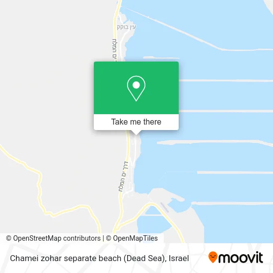 Карта Chamei zohar separate beach (Dead Sea)