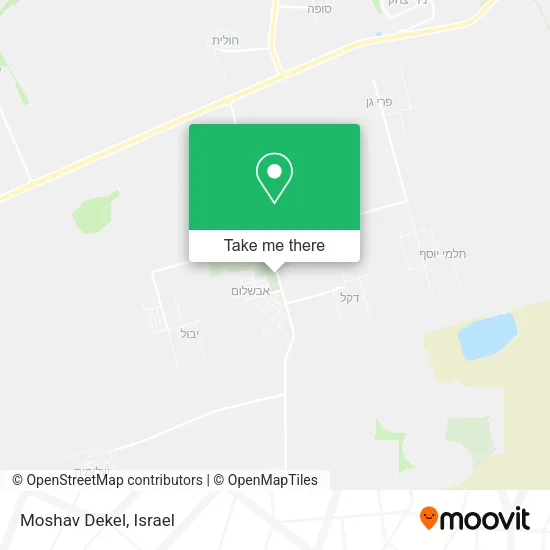 Карта Moshav Dekel