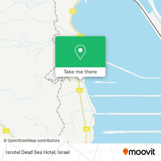 Isrotel Dead Sea Hotel map