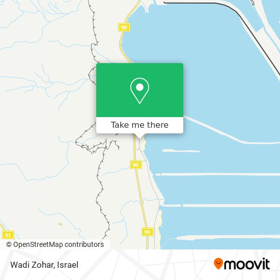 Wadi Zohar map