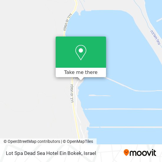 Lot Spa Dead Sea Hotel Ein Bokek map
