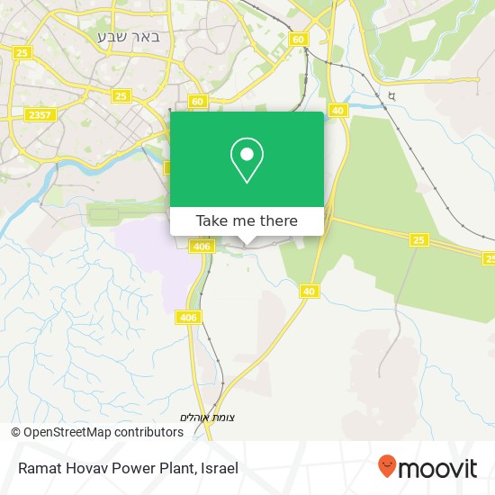 Ramat Hovav Power Plant map