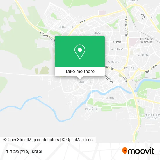 Карта פרק ניב דוד